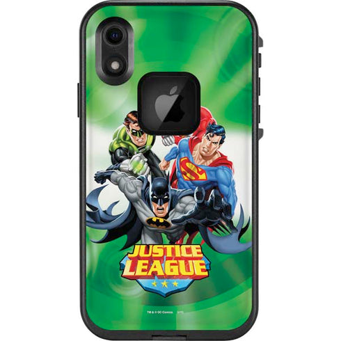 Justice League Team Power Up Green LifeProof Fre iPhone Skin