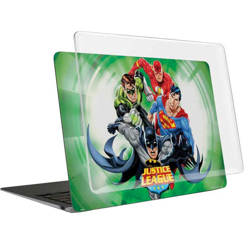 Justice League Team Power Up Green MacBook Air 13in (2020) Case plus Skin