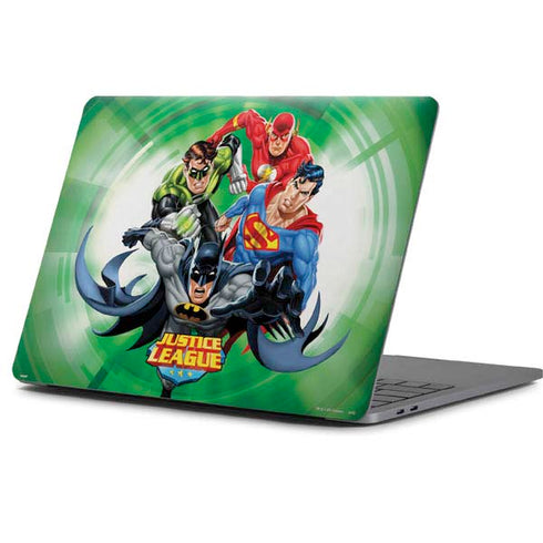 Justice League Team Power Up Green Apple MacBook Pro 13-inch Skin