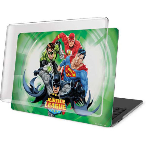 Justice League Team Power Up Green MacBook Pro 16in (2019-20) Case plus Skin