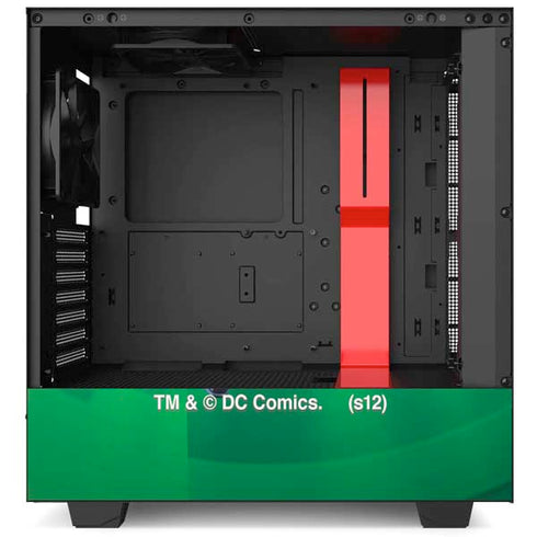 Justice League Team Power Up Green NZXT H510 Compact ATX Mid-Tower Case Skin