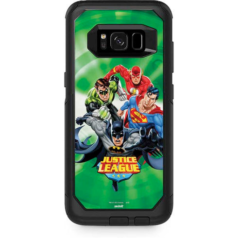 Justice League Team Power Up Green Otterbox Commuter Galaxy Skin