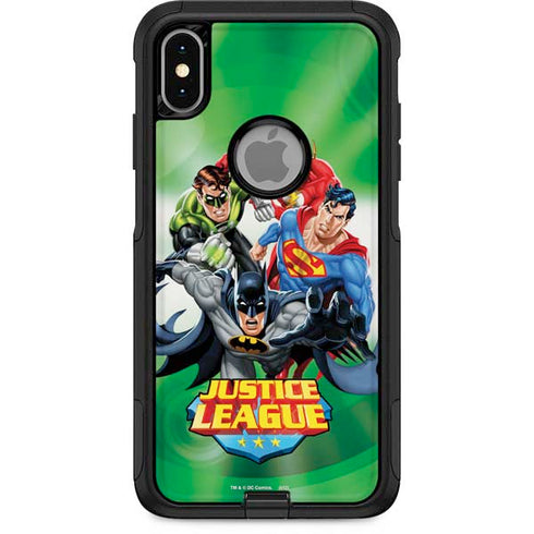 Justice League Team Power Up Green Otterbox Commuter iPhone Skin