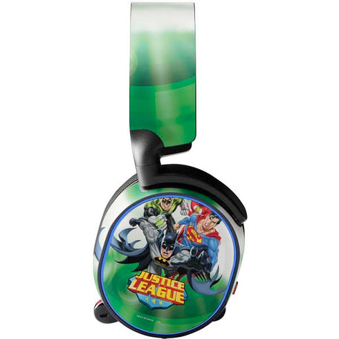 Justice League Team Power Up Green SteelSeries Arctis 3 Skin
