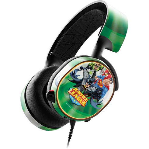 Justice League Team Power Up Green SteelSeries Arctis 5 Skin