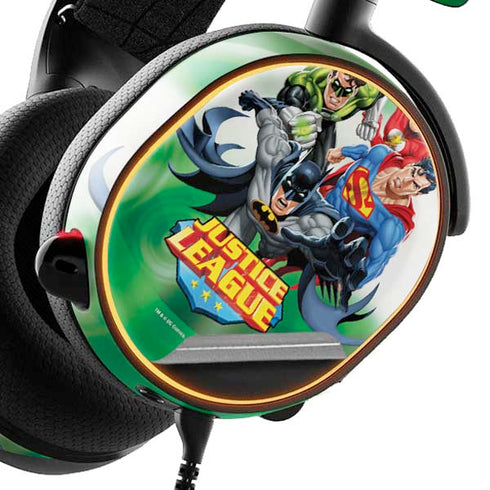 Justice League Team Power Up Green SteelSeries Arctis 5 Skin