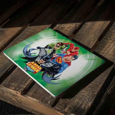 Justice League Team Power Up Green Surface Laptop 2 Skin
