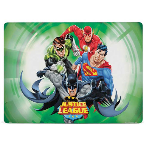 Justice League Team Power Up Green Surface Laptop 3 13.5in Skin