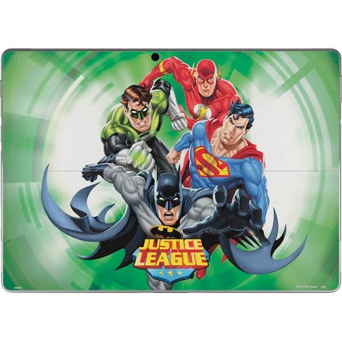 Justice League Team Power Up Green Surface Pro 9 Skin