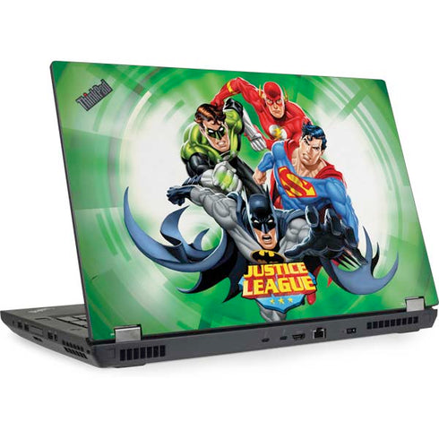Justice League Team Power Up Green Lenovo ThinkPad Skin