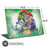 Justice League Team Power Up Green Universal Laptop 18in (14.6 x 10.6in) Skin