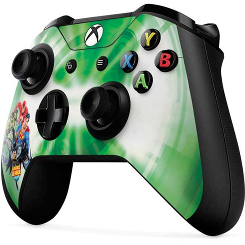 Justice League Team Power Up Green Xbox One X Controller Skin
