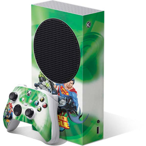 Justice League Team Power Up Green Xbox Series S Skins