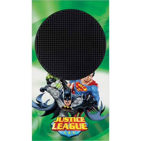 Justice League Team Power Up Green Xbox Series S Console Skin