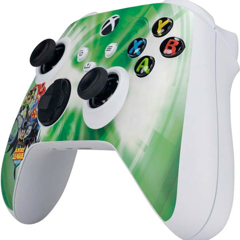Justice League Team Power Up Green Xbox Series S Controller Skin