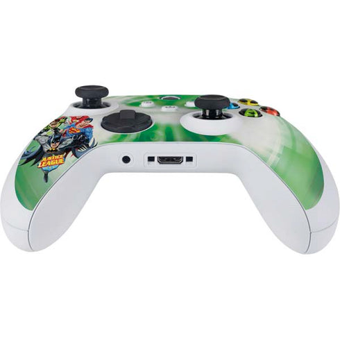 Justice League Team Power Up Green Xbox Series S Controller Skin