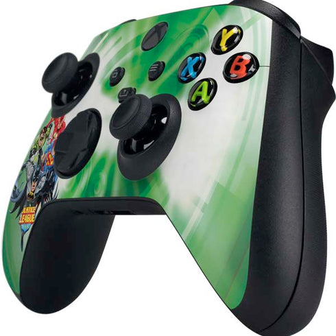 Justice League Team Power Up Green Xbox Series X Controller Skin