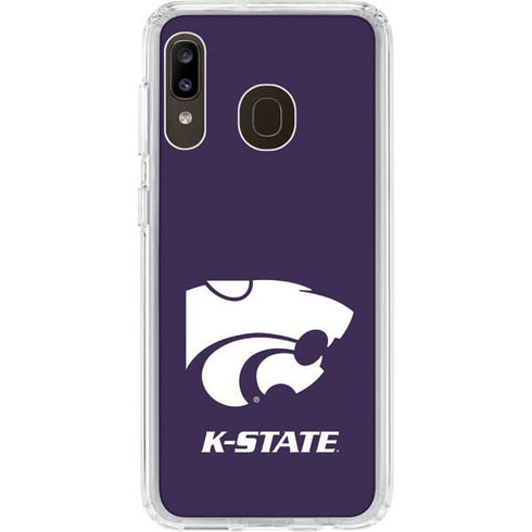 Kansas State University K-State Galaxy A20 Clear Case