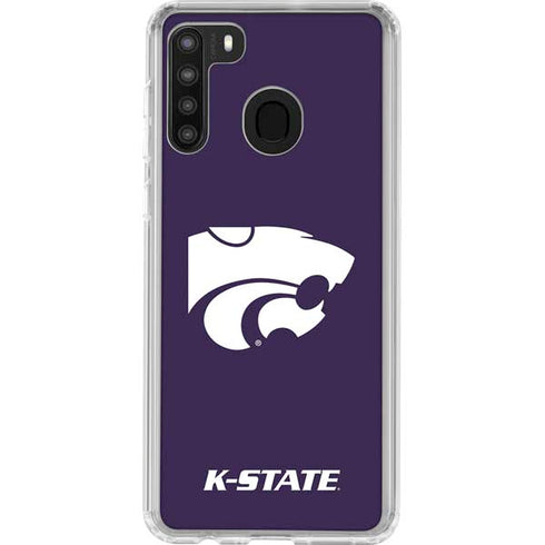Kansas State University K-State Galaxy A21 Clear Case