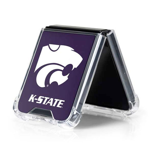 Kansas State University K-State Galaxy Z Flip5 5G Clear Case