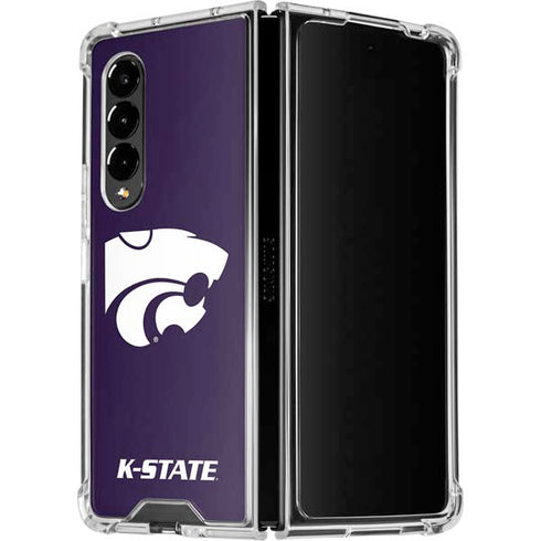 Kansas State University K-State Galaxy Z Fold4 5G Clear Case