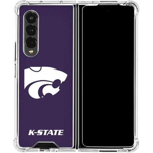 Kansas State University K-State Galaxy Z Fold4 5G Clear Case