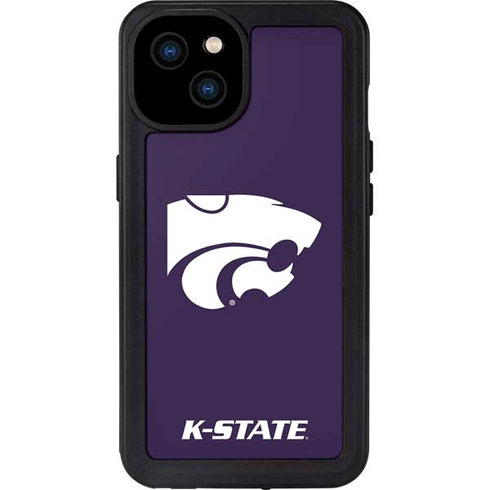 Kansas State University K-State iPhone 15 Plus Waterproof Case
