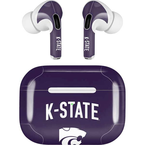 Kansas State University K-State Logo AirPods Pro 2nd Gen Skin