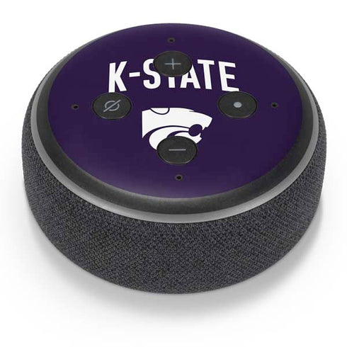 Kansas State University K-State Logo Amazon Echo Dot Skin