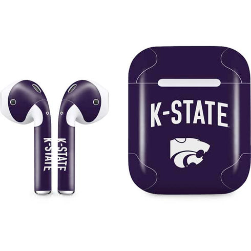 Kansas State University K-State Logo Apple AirPods Skin