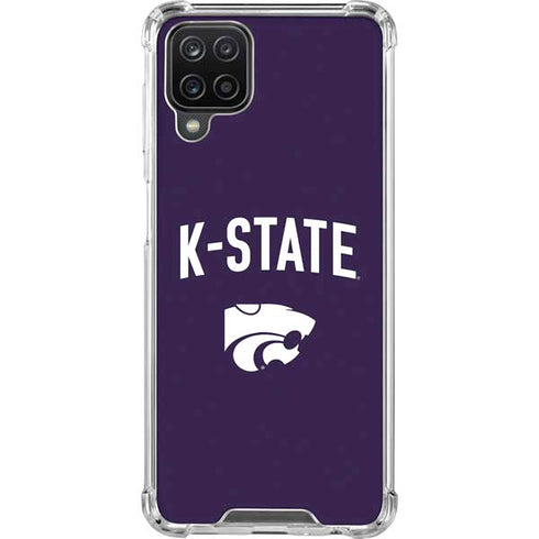 Kansas State University K-State Logo Galaxy A12 Clear Case