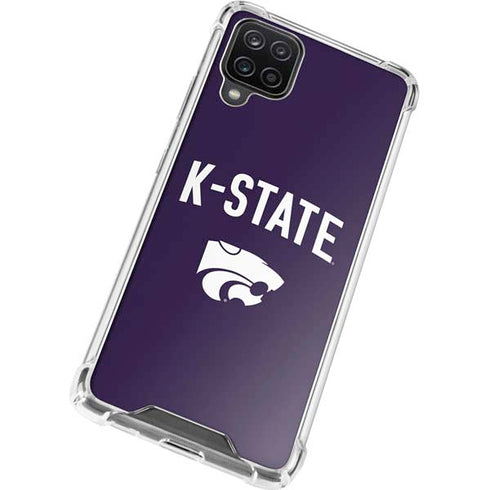 Kansas State University K-State Logo Galaxy A12 Clear Case