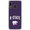 Kansas State University K-State Logo Galaxy A20 Clear Case