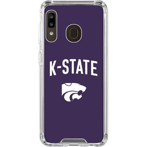 Kansas State University K-State Logo Galaxy A30 Clear Case