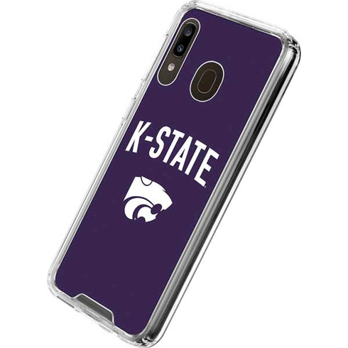 Kansas State University K-State Logo Galaxy A30 Clear Case