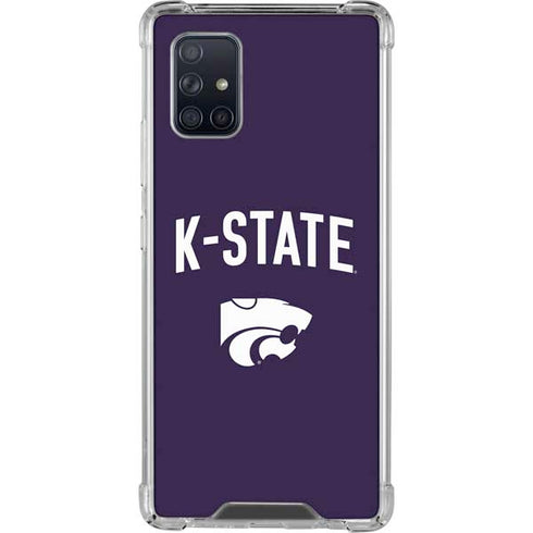 Kansas State University K-State Logo Galaxy A71 5G Clear Case