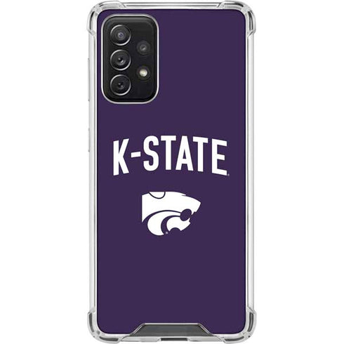 Kansas State University K-State Logo Galaxy A72 5G Clear Case