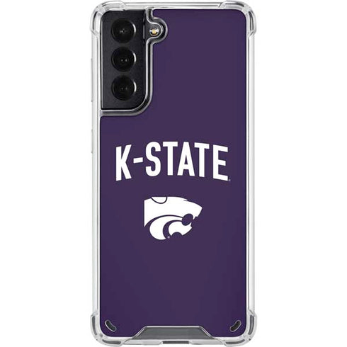Kansas State University K-State Logo Galaxy S21 5G Clear Case