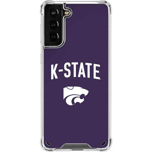 Kansas State University K-State Logo Galaxy S21 Plus 5G Clear Case