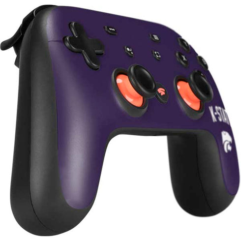 Kansas State University K-State Logo Google Stadia Controller Skin