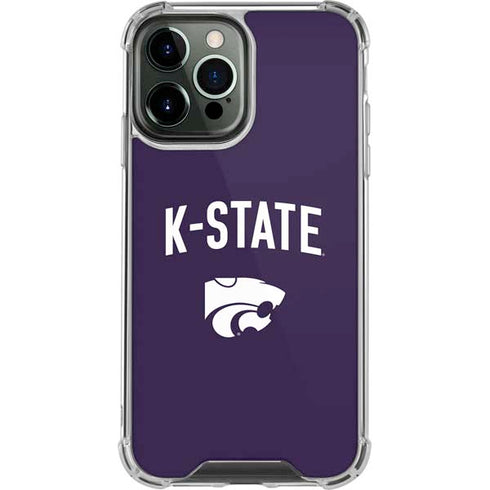 Kansas State University K-State Logo iPhone 13 Pro Max Clear Case