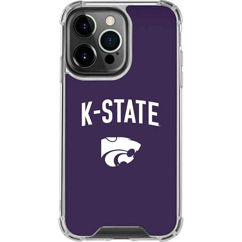 Kansas State University K-State Logo iPhone 14 Pro Clear Case