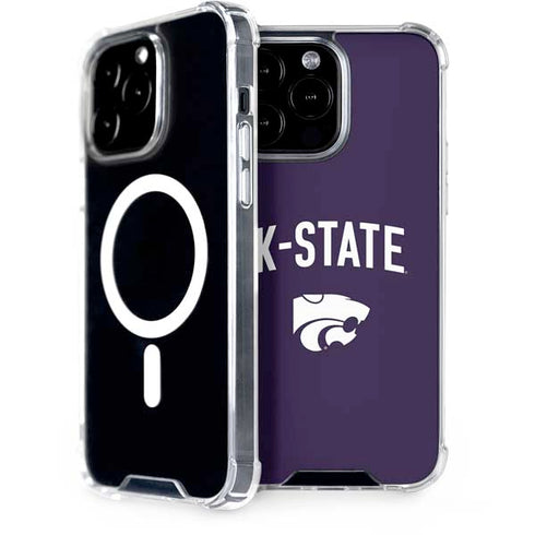 Kansas State University K-State Logo iPhone 15 Pro Max MagSafe Case