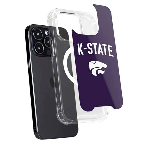 Kansas State University K-State Logo iPhone 15 Pro Max MagSafe Case
