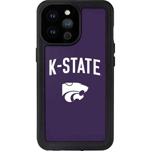 Kansas State University K-State Logo iPhone 14 Pro Max Waterproof Case