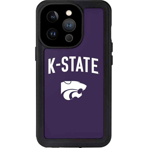 Kansas State University K-State Logo iPhone 14 Pro Waterproof Case