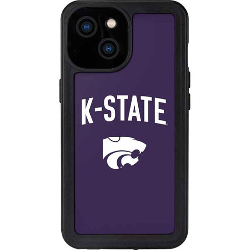 Kansas State University K-State Logo iPhone 15 Waterproof Case
