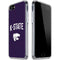 Kansas State University K-State Logo iPhone SE (2nd & 3rd Gen) Clear Case