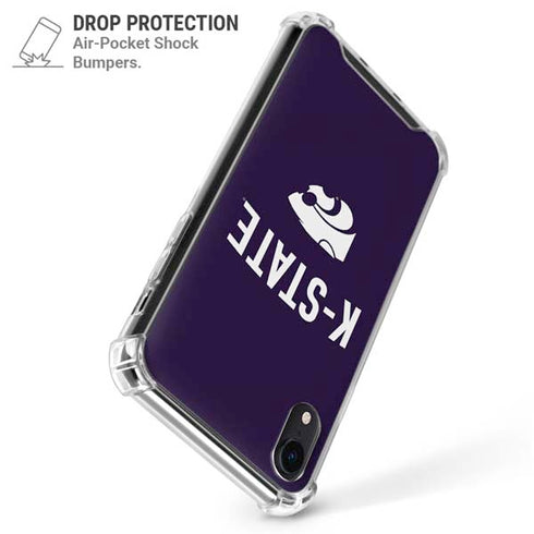 Kansas State University K-State Logo iPhone XR Clear Case