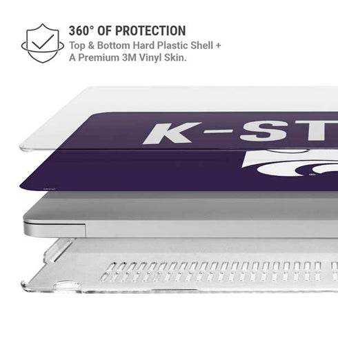 Kansas State University K-State Logo MacBook Air 15in (2023-2025) Case plus Skin